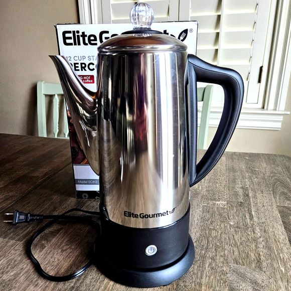 Elite Gourmet Kitchen Elite Gourmet Stainless Steel 2 Cup Electric